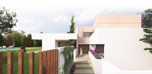 Anteproyecto de vivienda unifamiliar aislada con piscina en Boadilla del Monte (Madrid)